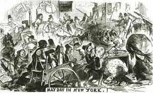 May Day in New York 1856