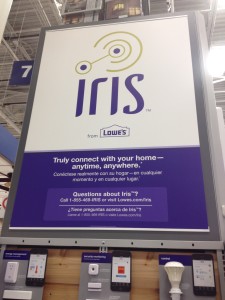 Iris home connect tech at lowes